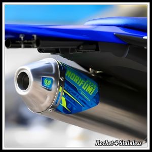 Knalpot Norifumi Rocket4 SS Semi Bending KLX140 KLX150 CRF150L WR155 DTracker Viar Cross X 150