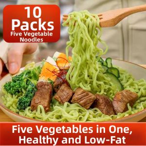 WENXIANGZAN | Non-fried Instant Noodles for Kids Healthy Breakfast Meal Replacement Low-fat