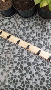 Kapstok Baju Kapstok Kayu Gantungan Baju Handuk Kunci 1 pcs Gantungan Dinding Hanger Baju
