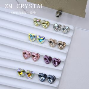 K9 New 10x10 Heart Shaped Nail Art Drill Irregular Shape Drill Super Shiny Nest Design Nail Decoration Tool for Any Skin Type