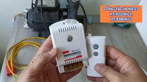 [Có Video] Công tắc điện công suất LỚN điều khiển từ xa 1Km - kèm Remote và Pin - HT-9220KG