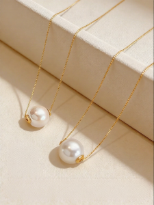 YISHU | Luxurious Australian White Gold Pearl Pendant
