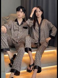 Bộ quần áo ngủ nam mặc nhà dài tay vải lụa - Since Then