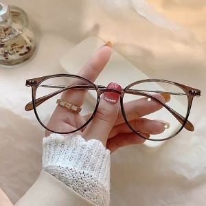 [COD] Kacamata Anti Radiasi Kacamata Anti Blue Light Lensa Oval Oversize Kacamata Wanita Fashion Korea