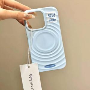 Advanced Magnetic Phone Stand Holder for Apple 16Promax 14Pro iPhone 13 Protective Case Creative Personality Full Cover Soft Silicone for Women Trendy