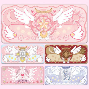 Cardcaptor Sakura Mouse Pad Oversized Cute Cartoon Creativity Girls Office Custom Large Pink Keyboard Pad Table Mat