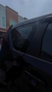 Perodua Alza 2022-PRESENT Mustang Window Cover Black Shark Sporty Louver Triangle Mirror Protector Cover Triangle Cover