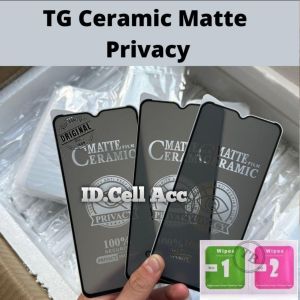 Tempered Glass Ceramic Spy Non Pack + Tisue - minim 1 Type 10 Pcs
