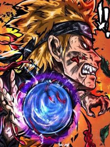 Bandai | Diamond Painting apanese Anime Naruto Sasuke Kakashi Mosaic Handmade Art Round/Square Diamonds Exquisite Gift Home Decor
