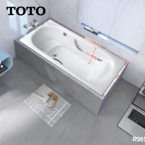 TOTO | Pearlescent Floating Inset Bathtub 1.7m