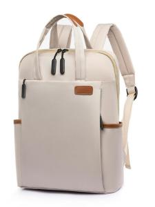 Womens Oxford Cloth Backpack Large Capacity Casual Style Computer Bag Double Shoulder Bag Ladies Purse Fashionable Trendy