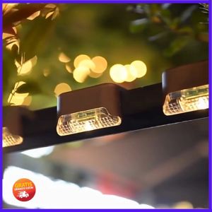 COD TaffLED Lampu Taman Hias Solar Sensor Cahaya IP44 Warm White 4 PCS - L20