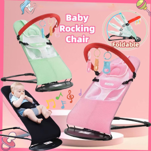 Portable Foldable Rocking Chair for Baby Bouncer Newborn Baby Rocker with High Quality Fabric