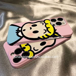 เคสโทรศัพท์มือถือแบบครอบเต็มหน้าจอแบบมีสีสันสดใสสำหรับผู้หญิง ดีไซน์การ์ตูนเกาหลี ด้านหลังแบบมีความรุนแรง ด้านหน้าแบบมีความรุนแรง