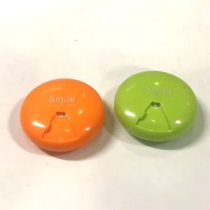 Kotak Obat Bentuk Bulat 7 Grid/ Tempat vitamin suplemen Limited