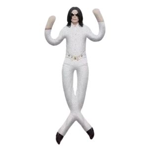 Trending Michael Jackson Cosplay Prop Doll Plush Stuffed Figure Dolls Room Decoration Abstract Joint Mobility Props Blind Box