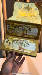 2026 3D Birthday Cake Birthday Money Envelope Music Light Decoration Lucky Money Envelope Birthday