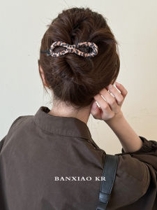 Elegant Butterfly Knot Twist Hair Clip Womens Back of Head 2025 New Horizontal Hair Clip Hair Accessories Hair Decorations