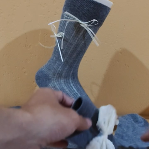 RG9 Kaos Kaki Imut Lolita / Coquette Bow Tumit / Lolita Socks / Kaos Kaki Elle Coquette Bow