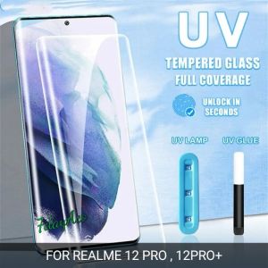 TEMPERED GLASS KACA REALME 12 PRO  12PRO PLUS FULL CURVE