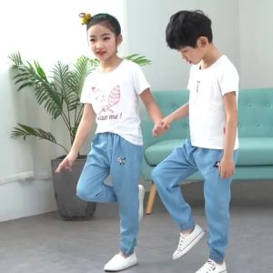 กางเกงยีนส์เด็กผู้หญิง กางเกงยีนส์เด็กชาย กางเกงยีนส์เด็ก กางเกงยีนส์นุ่มๆ กางเกงยีนส์เทนเซล