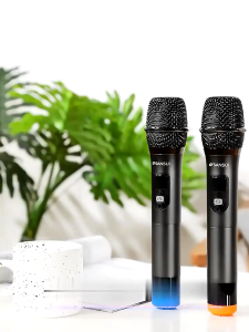 🎤COD🎤ไมค์โครโฟน มืออาชีพ มีผลบังคับใช้:ร้องเพลง พูด คาราโอเกะ เสียงคุณภาพสูง เหมาะสำหรับการแสดง การประชุม ไมค์คาราโอเกะ ไมค์ลอยไร้สายแท้ ไมค์ไร้สาย UHF rechargeable wireless microphone