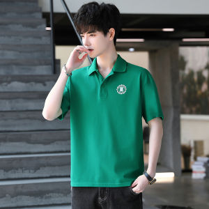 Short Sleeve T-Shirt Youth Teenagers 13-14-15-16 Years Old Boy Summer Wear High School Junior High School Student Stripes Polo Shirt