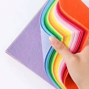40Color A4 Felt Cloth Hard Fabric Needlework 40 Colors Kindergarten DIY Handmade Sewing Craftwork