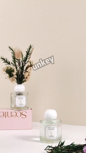 Reed Diffuser Dried Flowers Aromatherapy 50ML Bathroom Air Freshener Toilet Deodorization