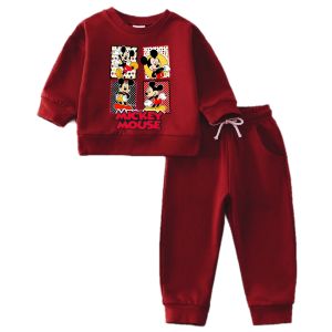 Baju Anak Perempuan Setelan Jogger Balita Terbaru Laki Laki Gambar Mickey mouse