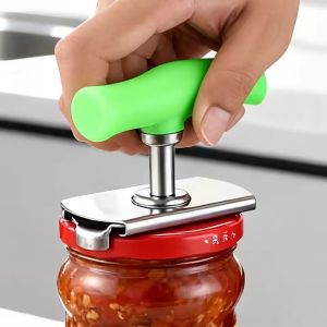 2Pcs Multi-Function Bottle Cap Opener Stainless Steel Adjustable Lids Off Jar Opener Labor-Saving Screw Can Openers Kitchen Gadgets