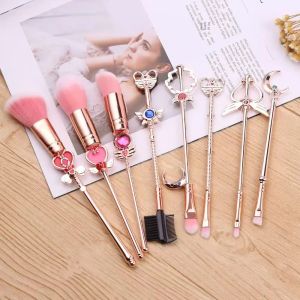 Bandai | Bộ Cọ Trang Điểm Lấy Cảm Hứng Từ Sailor Moon Bộ Cọ Vệ Sinh Bàn Trang Điểm Quà Tặng Sưu Tầm Cho Bạn Gái Đạo Cụ Cosplay Đồ Trang Trí ACG