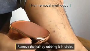 Nano Glass Hair Removal Washable Painless Gentle Hair Remover for Women&Men with box