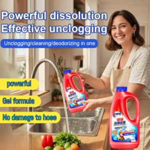 💕Cleaning Deodorizing Unblocking [Great Value Large Barrel] Lao Guanjia Strong Pipe Dissolving And Unclogging Agent/管道溶解疏通剂/Prevent Pests Quick Remove Stain Oil Food Debris Universal Cleaning Agents