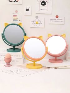 Dual-Sided Swivel Makeup Mirror