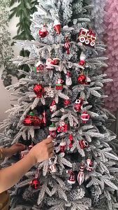 Ornamen Hiasan Pohon Natal Hiasan Gantungan Bola Natal Christmas Candy