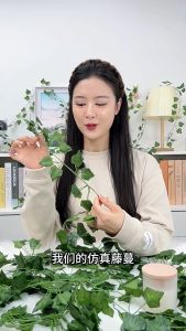 Artificial Ivy Garland Fake Ivy Vines Greenery Leaf for Room Decor Wedding Party Home Garden Wall Vines Fake Hanging Plants Leaves