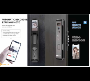Khóa cửa thông minh Hubert HB CG65VF Luxury khóa vân tay cao cấp tích hợp face id mở vân tay