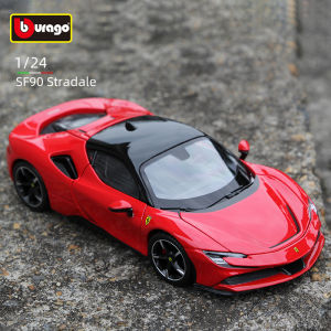 Bburago Tỉ Lệ 1:24 Ferrari SF90 Stradale Hợp Kim Đúc Xe Ô Tô Mô Hình-Sưu Tập Xe Thể Thao Tĩnh Đồ Chơi Cho Độ Tuổi 14 +