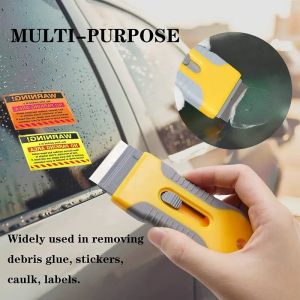 Rubber Removal Blade Multi Purpose Scraper Telescopic Knife for Automotive Film Glass Oven Car Window Cleaning Tools Scraper Too