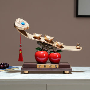 New Chinese Style Decorative Oranges And s Display Cabinet for Living Room TV Cabinet Entrance Shelf Opening Gifts