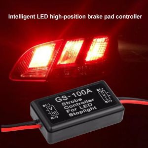 Universal 12-24V Flash Strobe Controller Car Brake Light Flasher Module for Vehicles Auto Motorcycle LED Brake Stop Signal Light