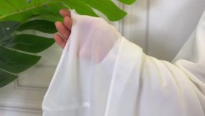 Fashion Chiffon Abaya Kimono Dubai Muslim Cardigan Abayas Women Casual Robe female Islam Clothes With Belt