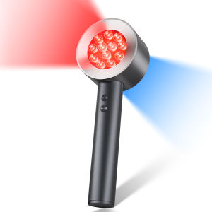 Red Light Therapy Infrared Lamp LED  Blue Light Skin Care Anti Acne Scar Wrinkle Remover Device Dark