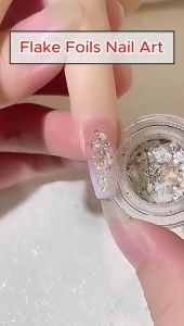FLAKE FOILS NAIL ART KERTAS FOIL NAIL ART HIASAN NAILART FLAKES NAIL FOIL ULTRA THIN