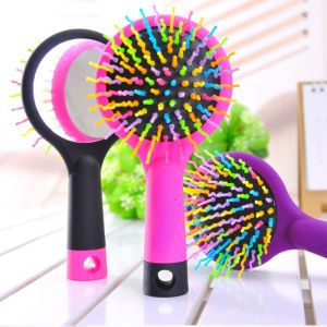 Rainbow Air Volume Paddle Hair Comb: A Versatile Hair Care Accessory