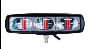 30W LED Forklift Safety Lights Red Linear Warehouse Hazardous Area Warning Light 12V-80V Safety Spot Light for Material Handling