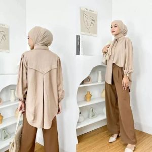Laura Blouse Kemeja Wanita Pololinen Atasan Wanita Terbaru