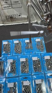 Bộ ốc Lốc inox sọc thái cho các loại xe máy MS14