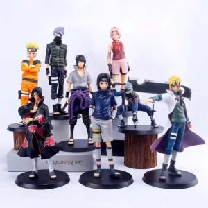 Bandai | Naruto Shippuden Anime Action Figures Set - Uchiha Itachi Sasuke Pain Kakashi PVC Model Dolls for Decorations And Gifts